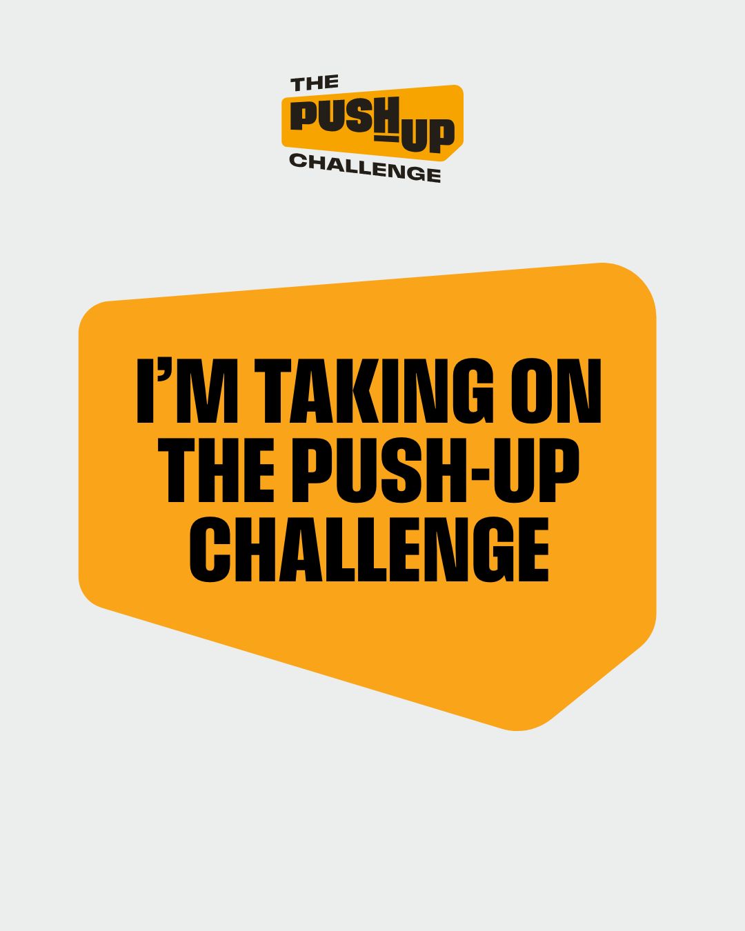 I'm taking on The Push-Up Challenge