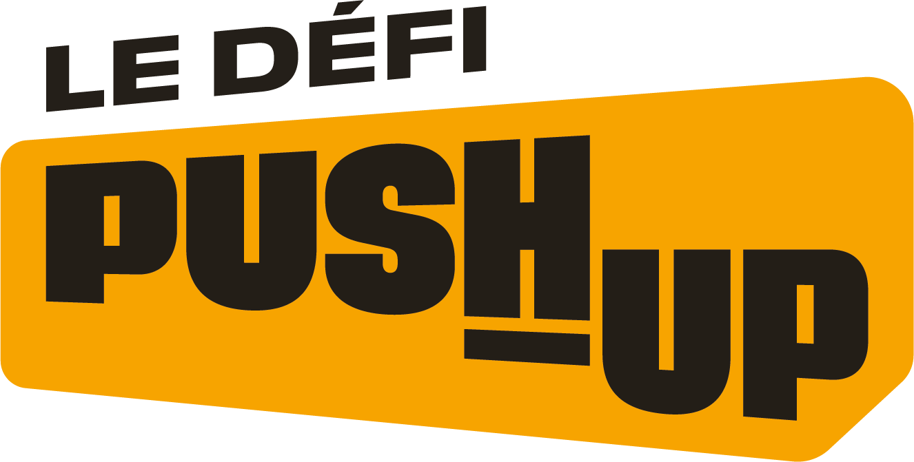 The Push-Up Challenge logo - FR colour