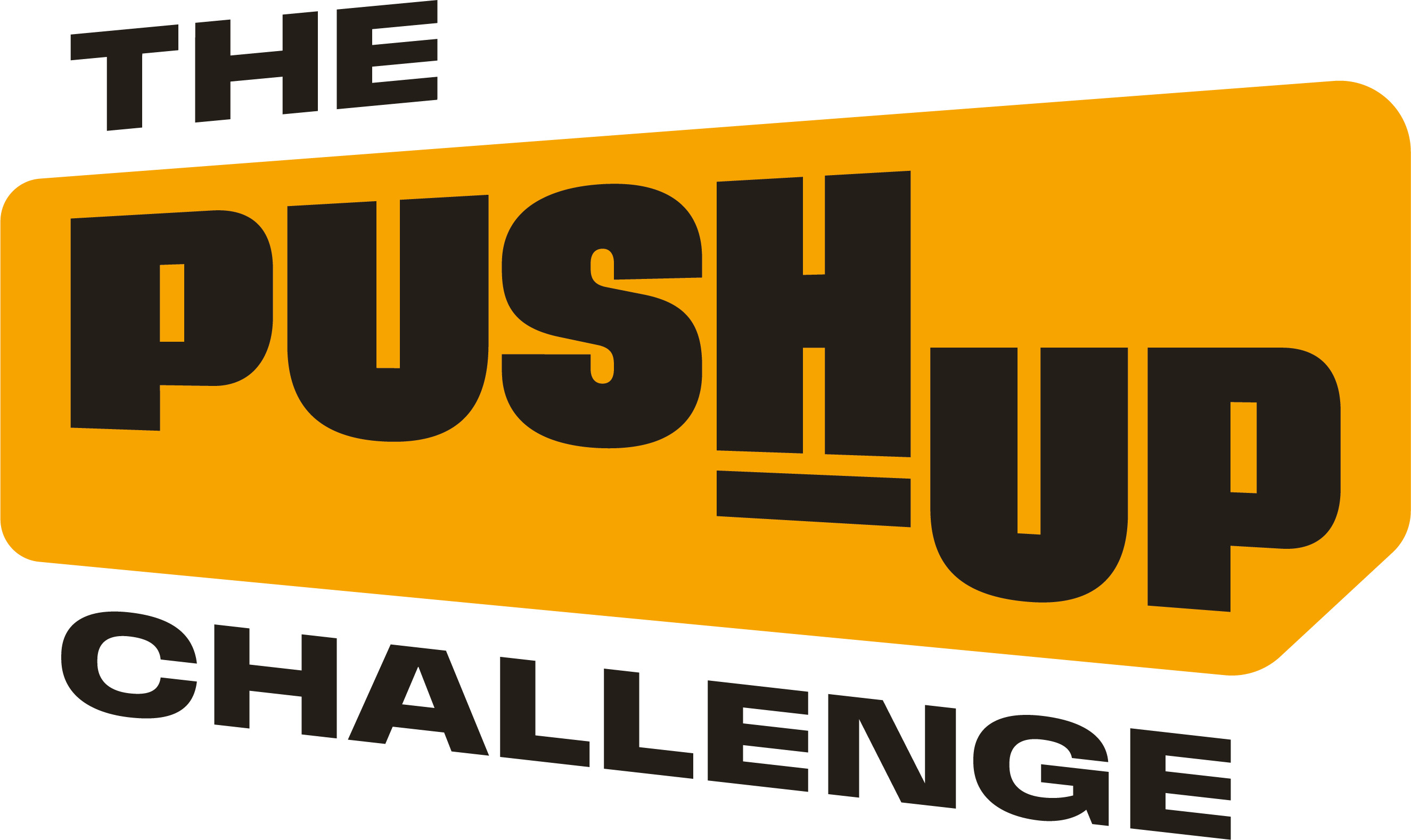 The Push-Up Challenge logo - EN colour