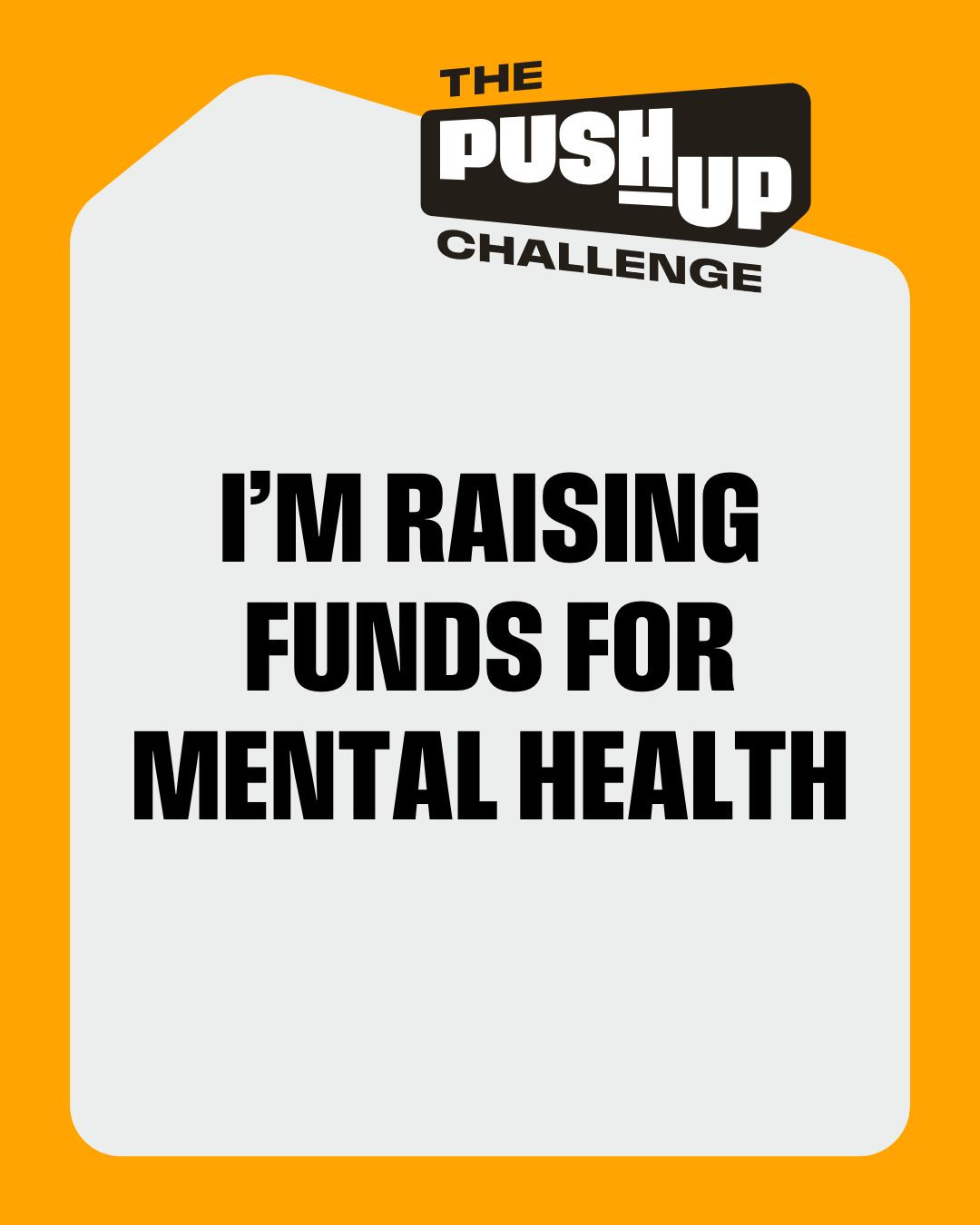 I'm raising funds for mental health 2026